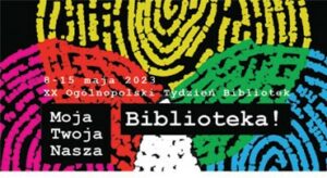 plakat XX Ogólnopolski Tydzień Bibliotek