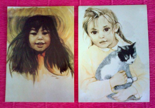 pocztówki przedstawiają dzieci 2