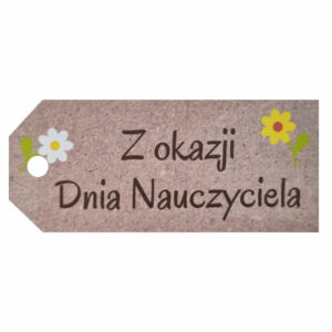 napis z okazji dania nauczyciela