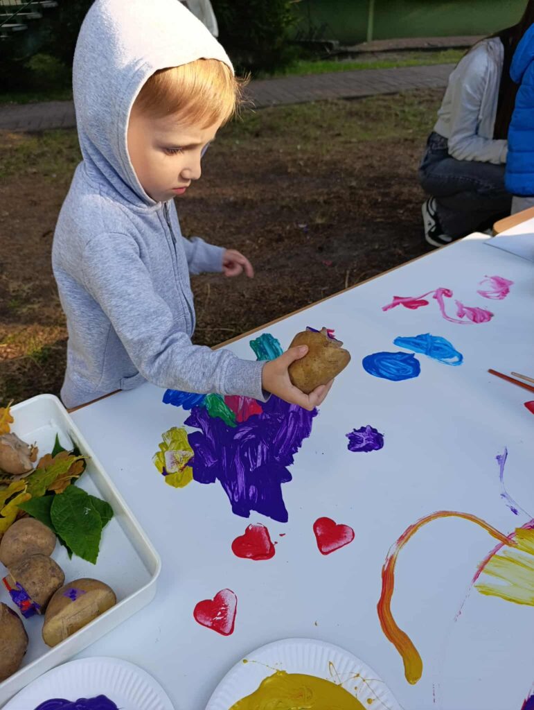 Pieczątki ziemniaczane.