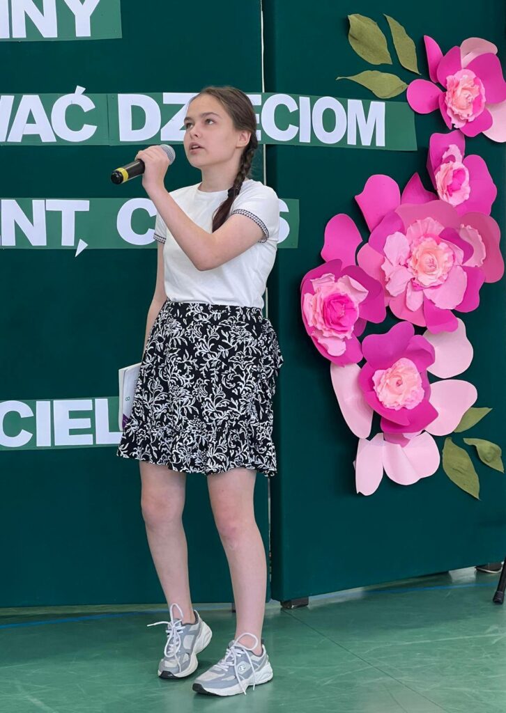 Występ uczennicy