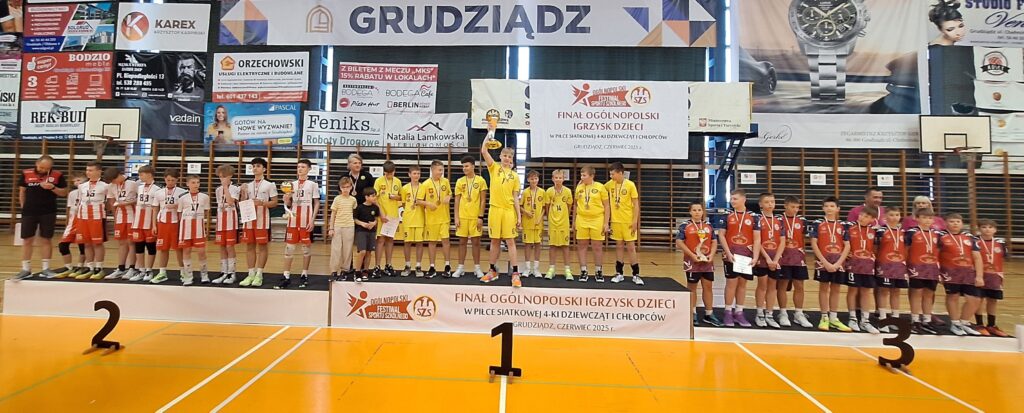 Medaliści Mistrzostw Polski Igrzysk Dzieci w Minisiatkówce
