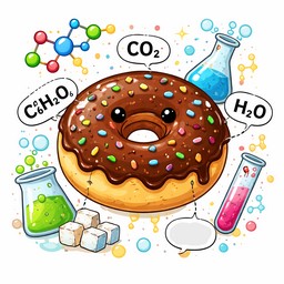 Skład chemiczny pączka.
