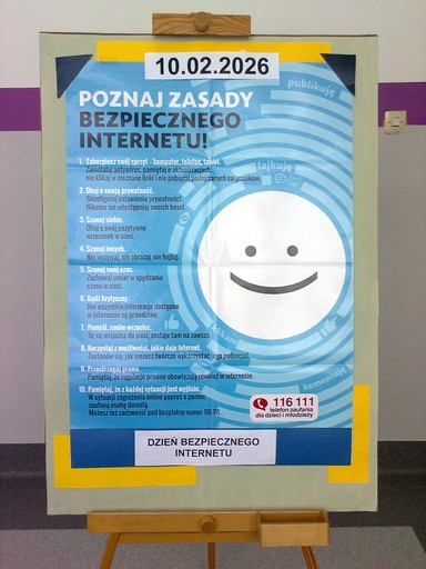 Tablica Zasady bezpiecznego Internetu 1