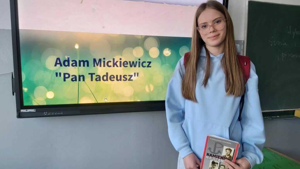 Julia pozuje do zdjęcia