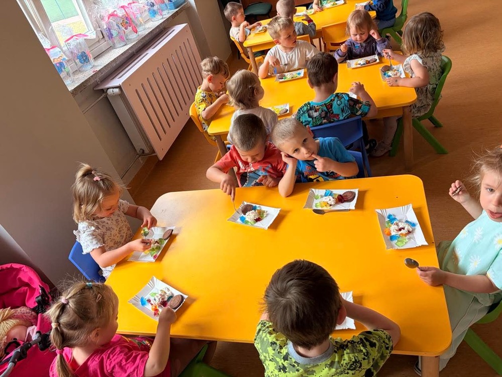 słodki poczęstunek u najmłodszych