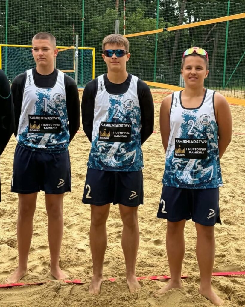 zawodnicy szkoły podczas udziału w finale wojewódzkim