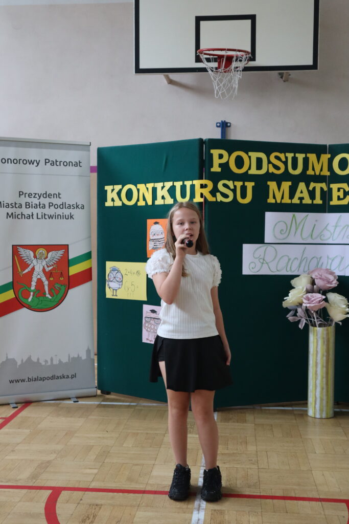 występ uczennicy