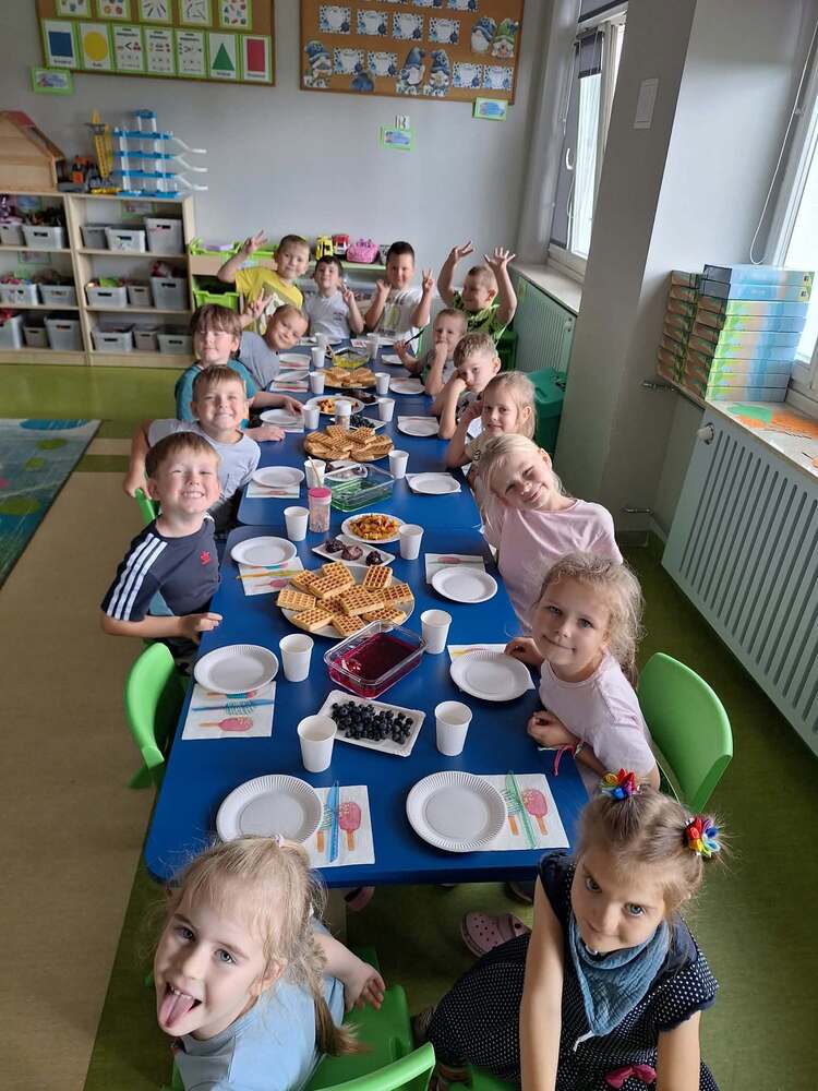 jedzenie gofrów